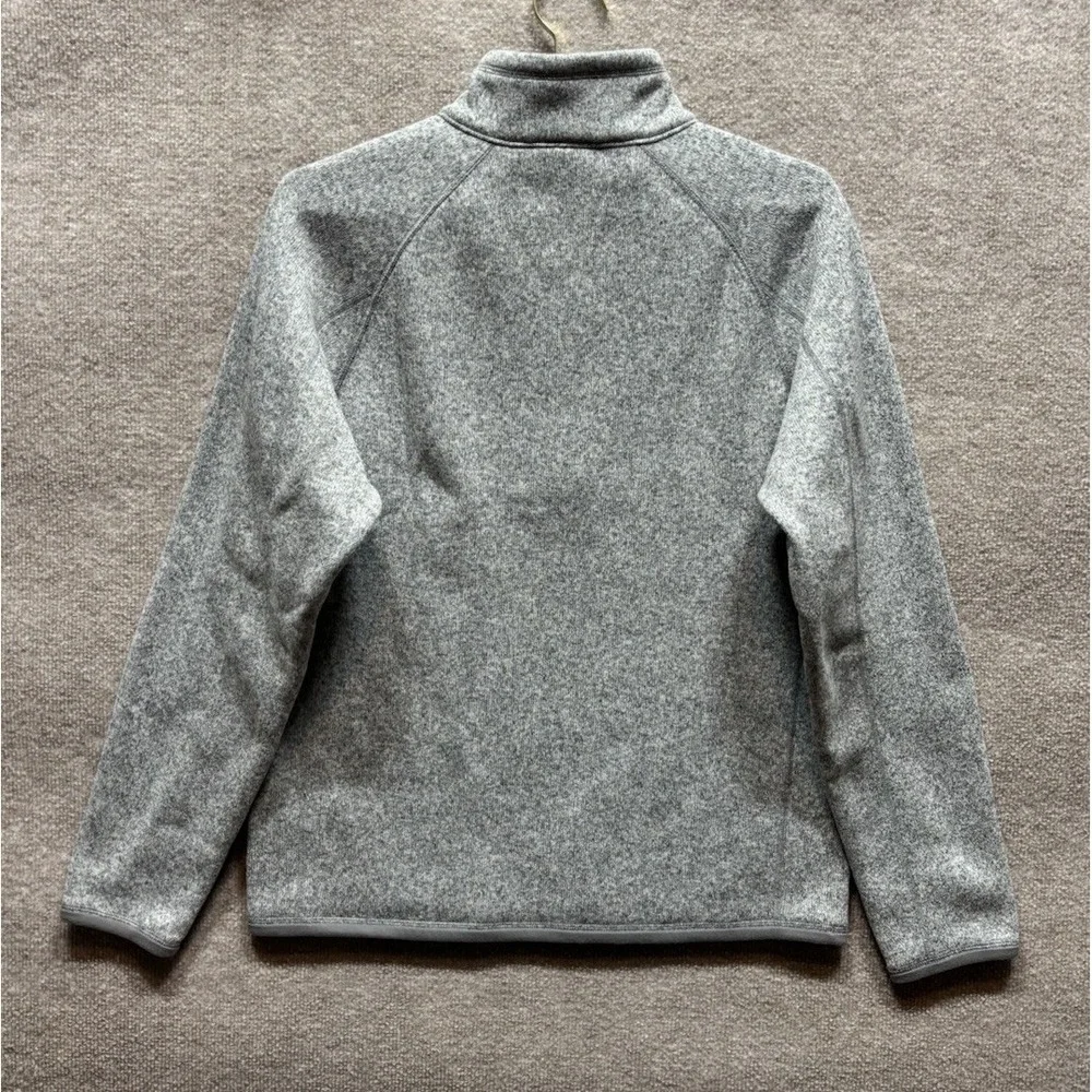 Patagonia Pullover Men Med Gray Better Sweater Fleece 1/4 Zip Pockets Outdoor
